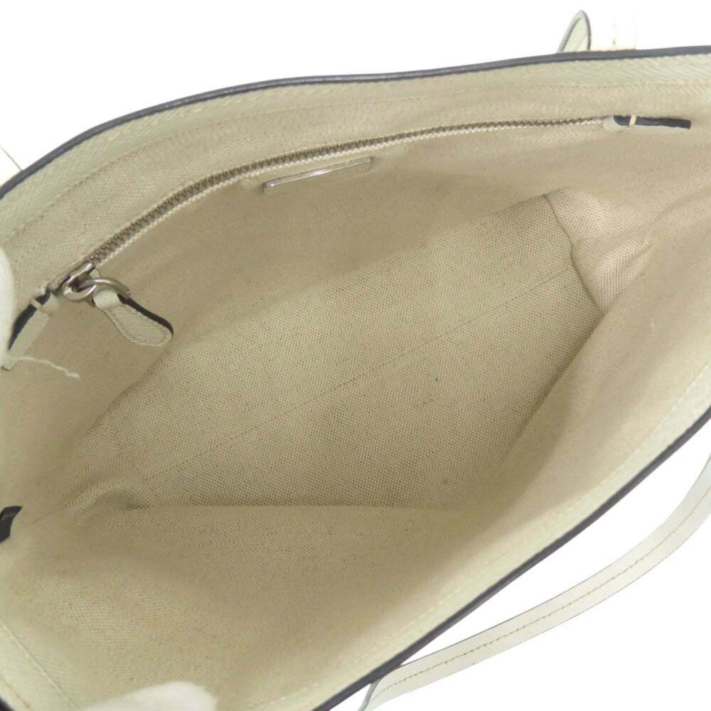 PRADA White Leather Shoulder Bag - Picture 5 of 9